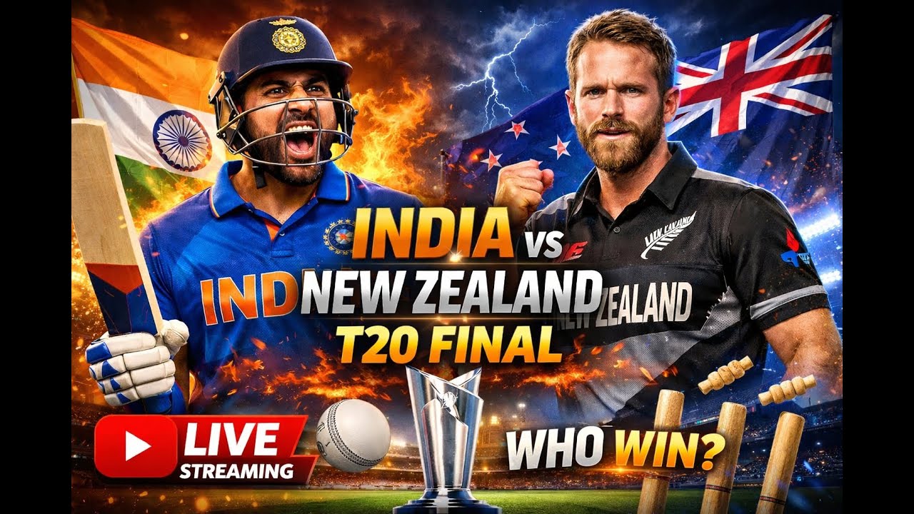 India vs New Zealand T20 Final Live Streaming | IND vs NZ Live Match