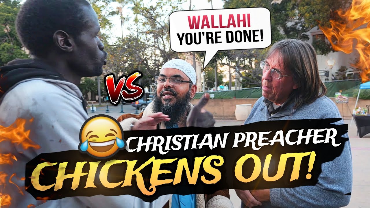 😅🔥 2 vs 1 Debate❗Sudanese Preacher 🇸🇩 CHICKENS out & Runs Away!!