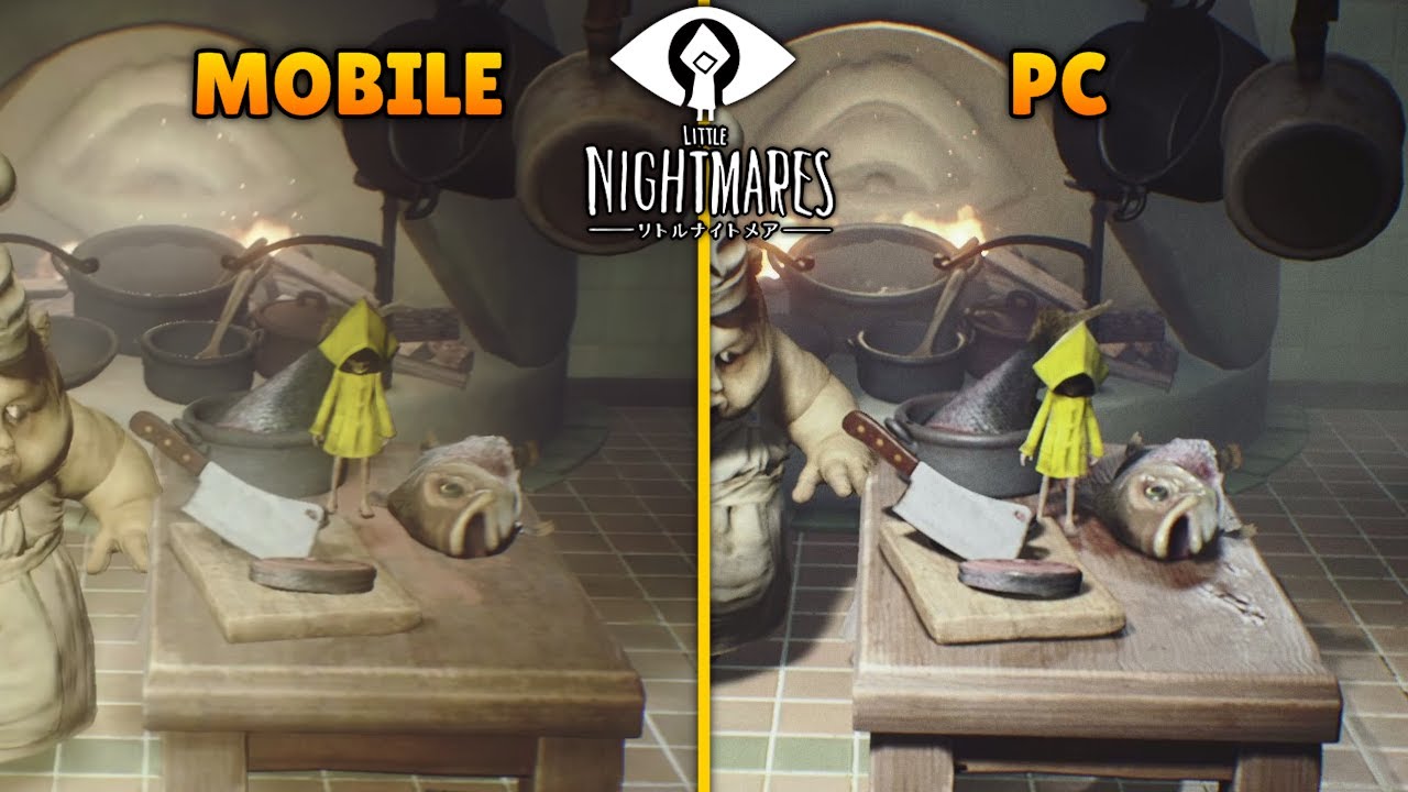 Little Nightmares PC vs Mobile: Graphics Comparison! | Side-by-Side Gameplay Comparison