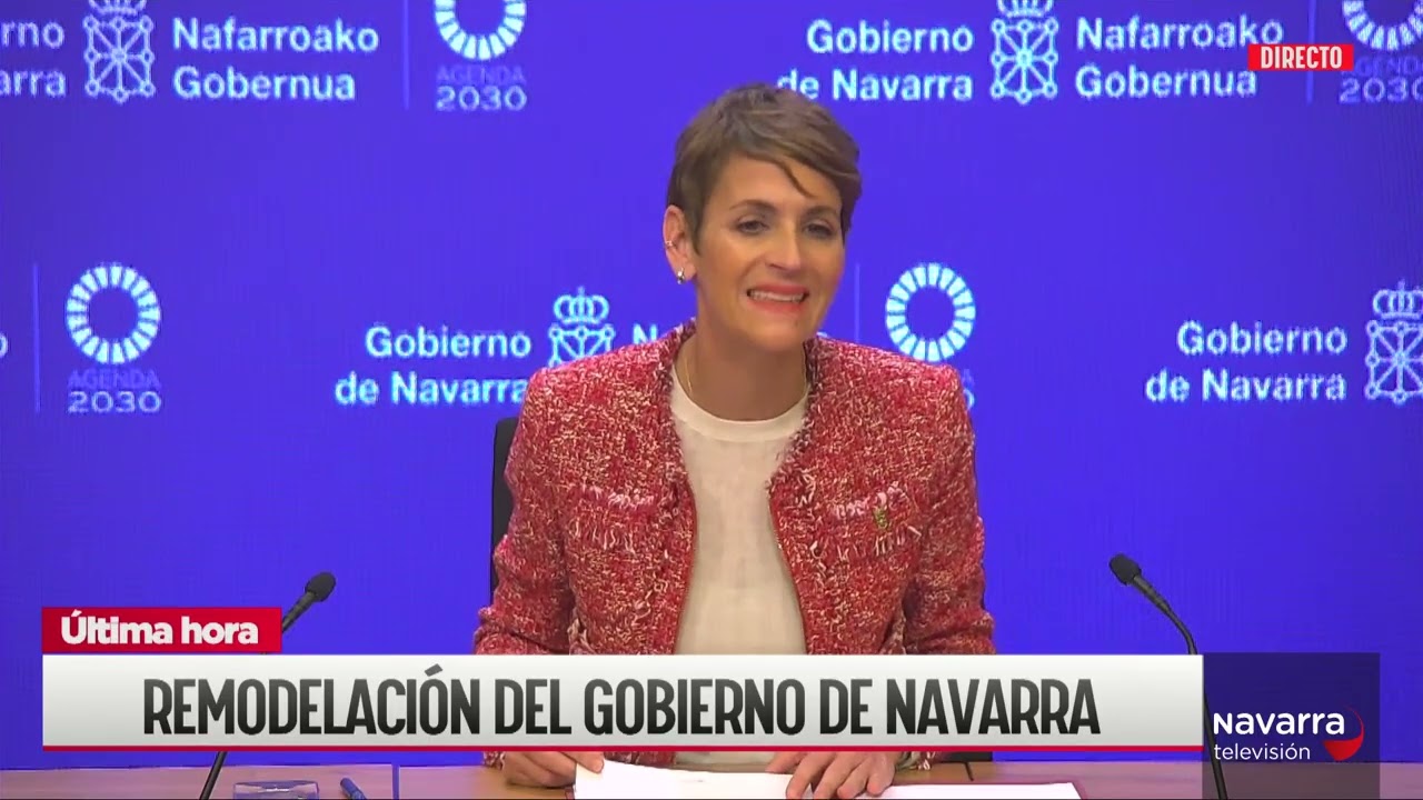 Especial Informativo Mar&iacute;a Chivite anuncia remodelaciones en su Gobierno 08/01/2026