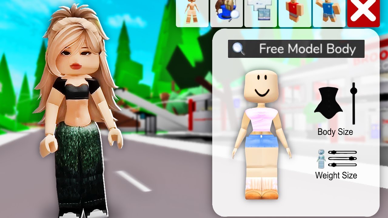 Как получить тонкую талию в Roblox Brookhaven!