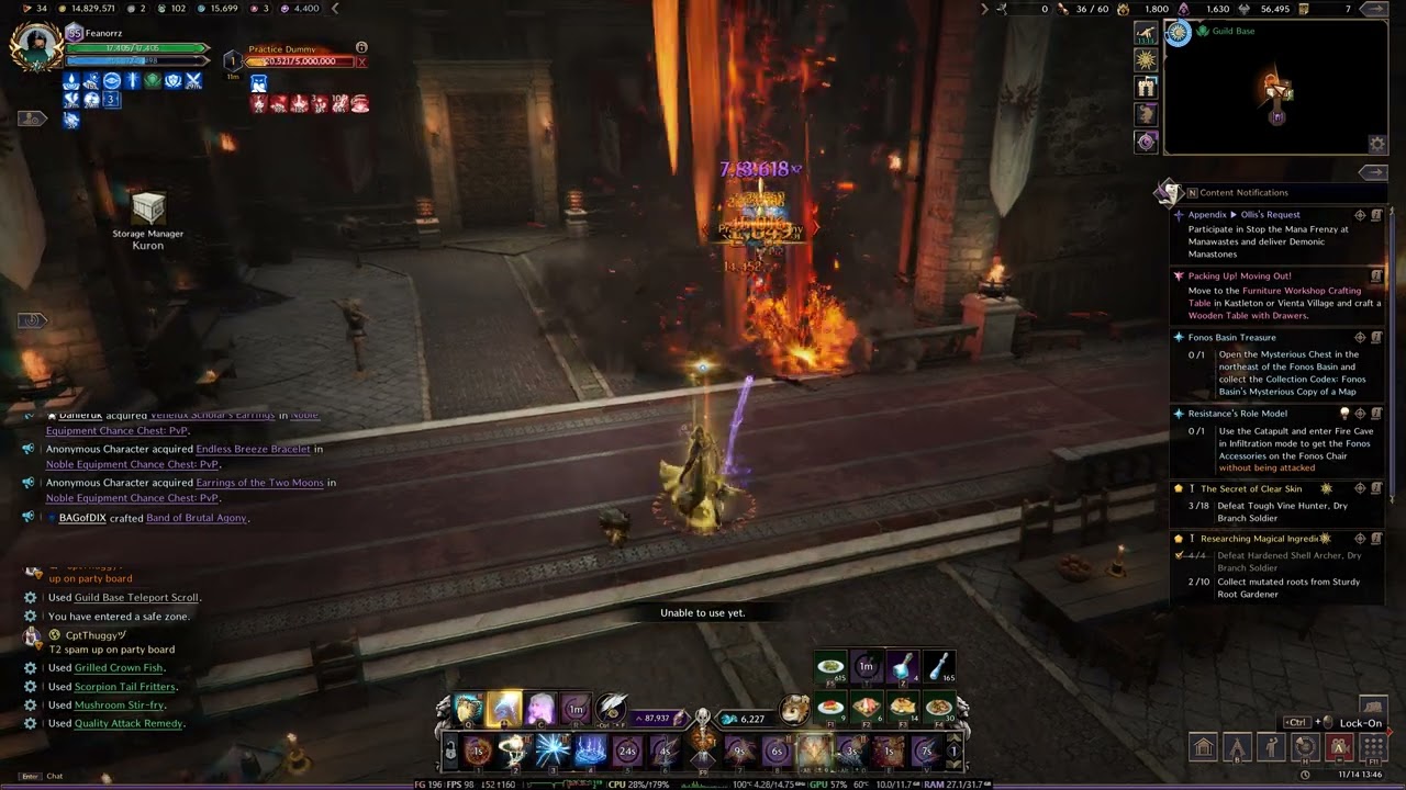 THRONE AND LIBERTY - Feanorz Invocator. 5millions dmg in 30seconds