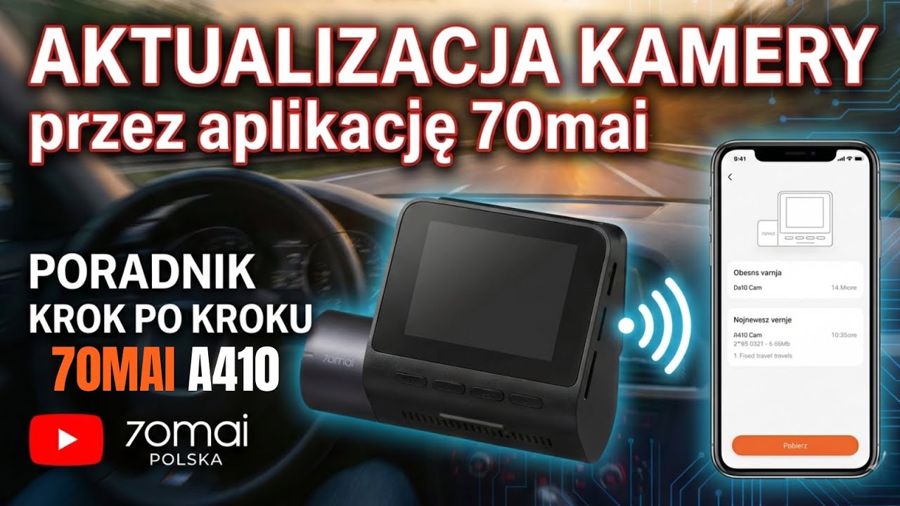 AKTUALIZACJA 70MAI A410 – Dlaczego MUSISZ to zrobić? Instrukcja krok po kroku!