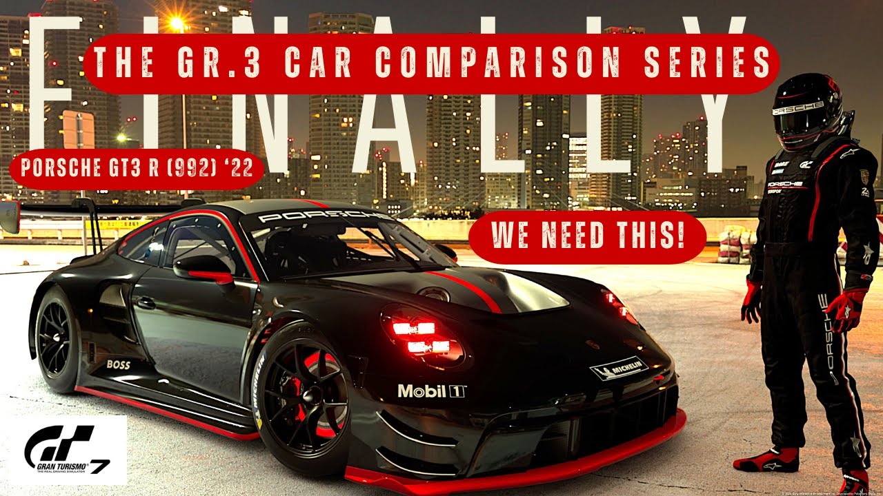 GT7 Gr3 best car comparison series - post update 1.66 - Porsche 911 GT3 R (992) '22