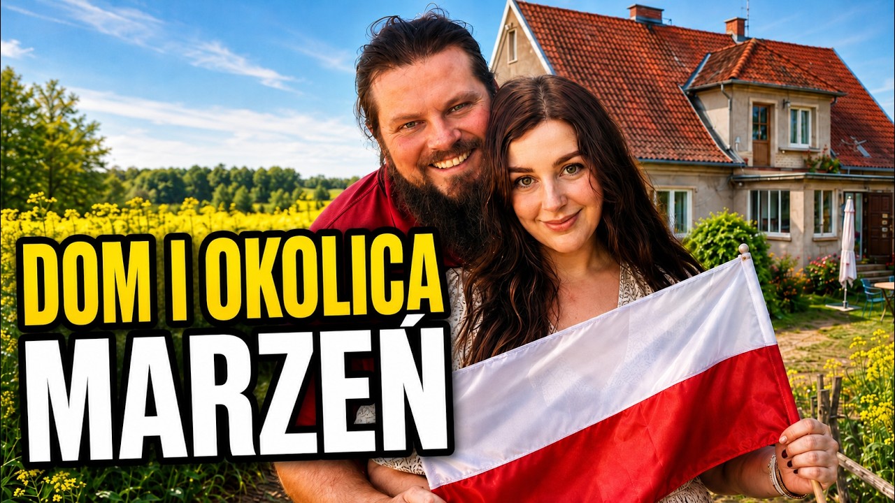 Montujemy polską flagę na naszym nowym domu. Bukogr&oacute;d staje się coraz bardziej nasz..
