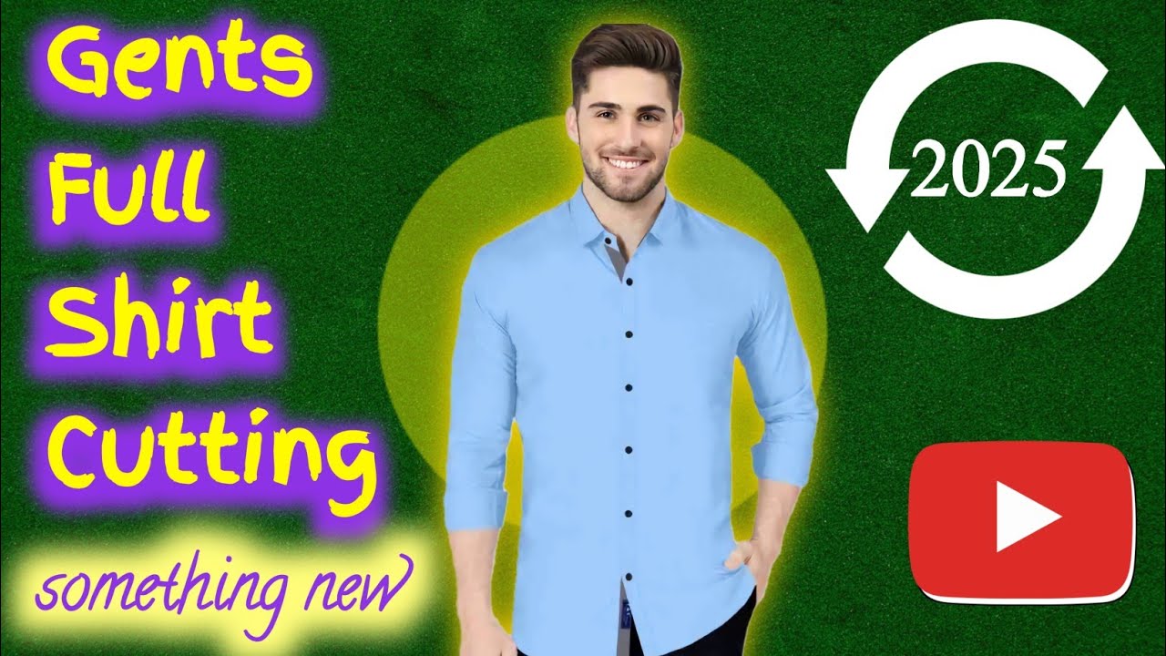 Mens Shirt Cutting 2025 / Latest Shirt Cutting Formula