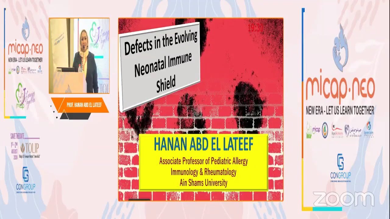 Defects in the evolving neonatal immune shield Prof Hanan Abd El Lateef 