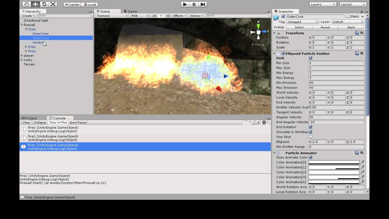 Unity3D - Firewall Cycle (Unity 4.3)