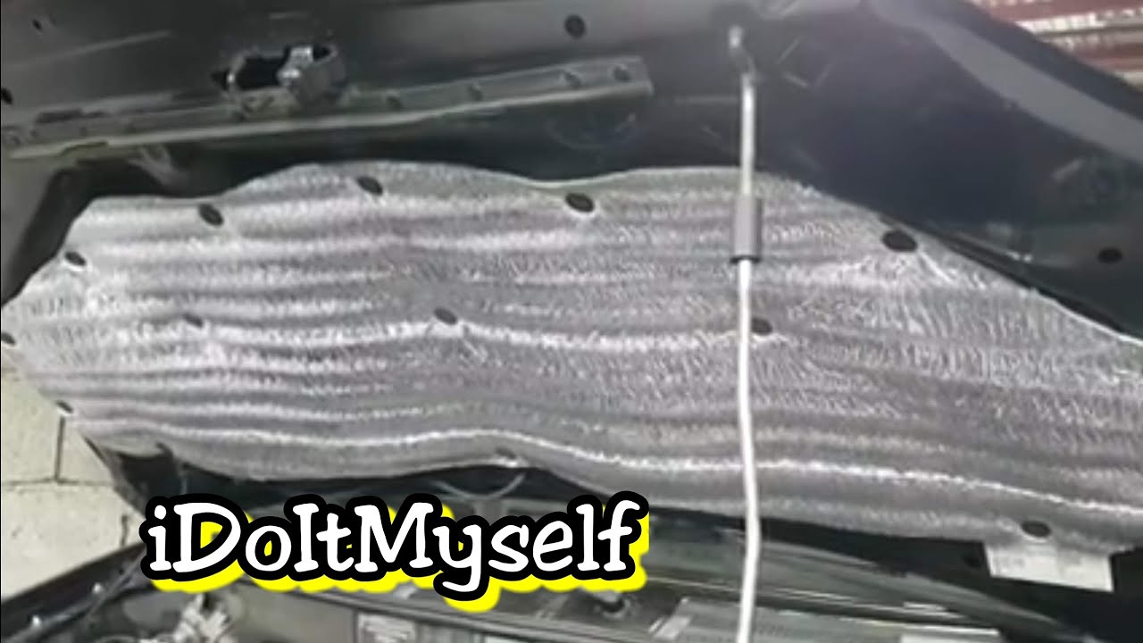 Simple insulation for your car's hood