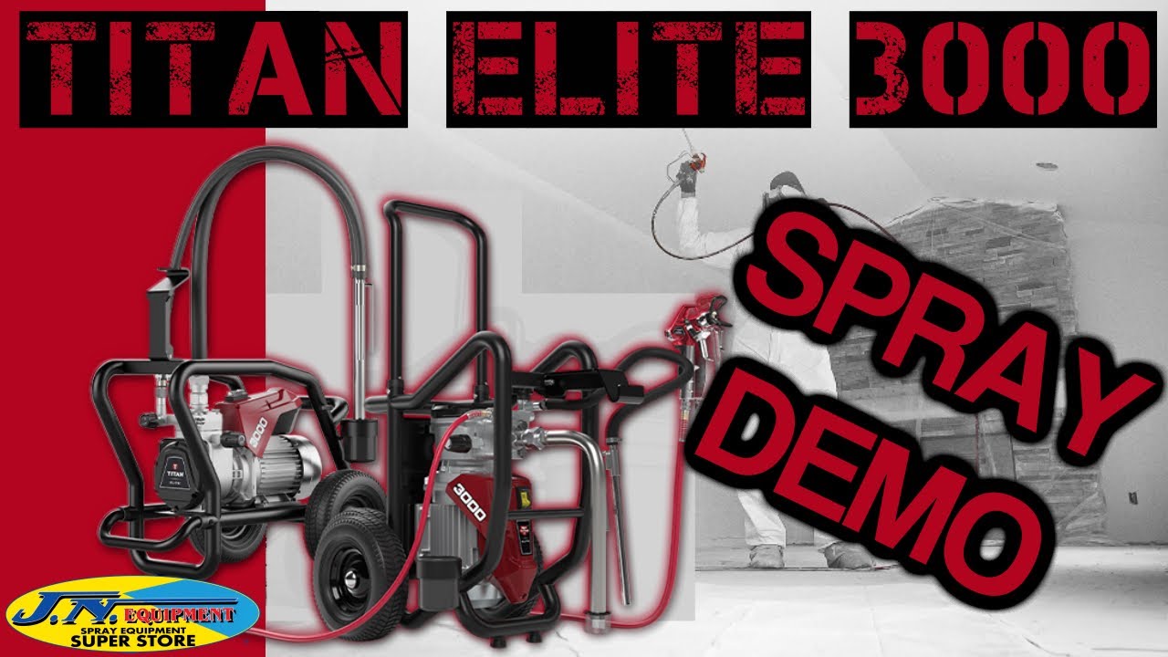 Titan Elite 3000 Overview & Disinfection Spray demonstration