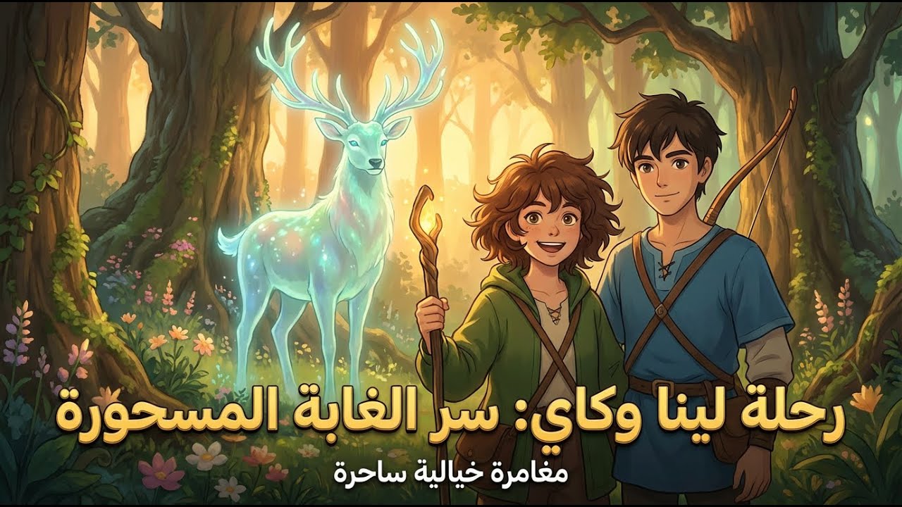 رحلة لينا وكاي: البحث عن سر الغابة المسحورة