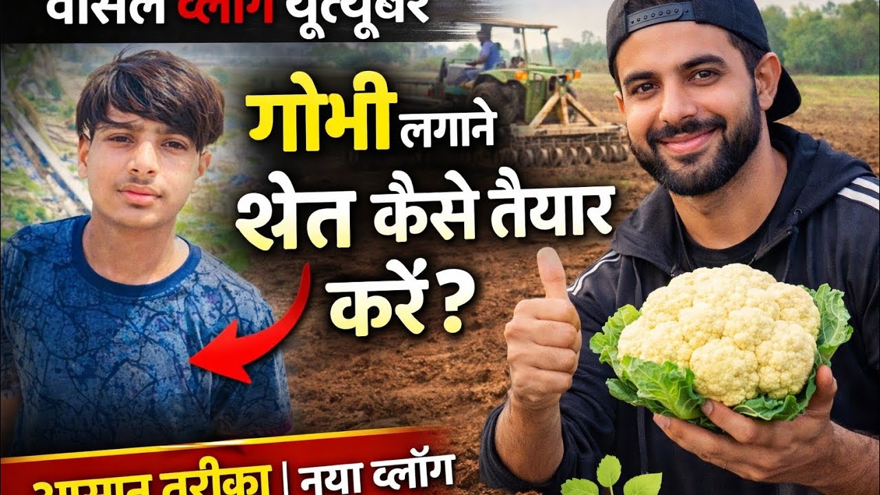 गोभी लगाने के लिए खेत की तैयारी | देसी फार्मिंग व्लॉग 🚜#india #vlog #vlogs 