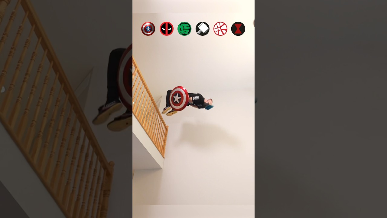 Parkour with emojis: superhero edition 🔥