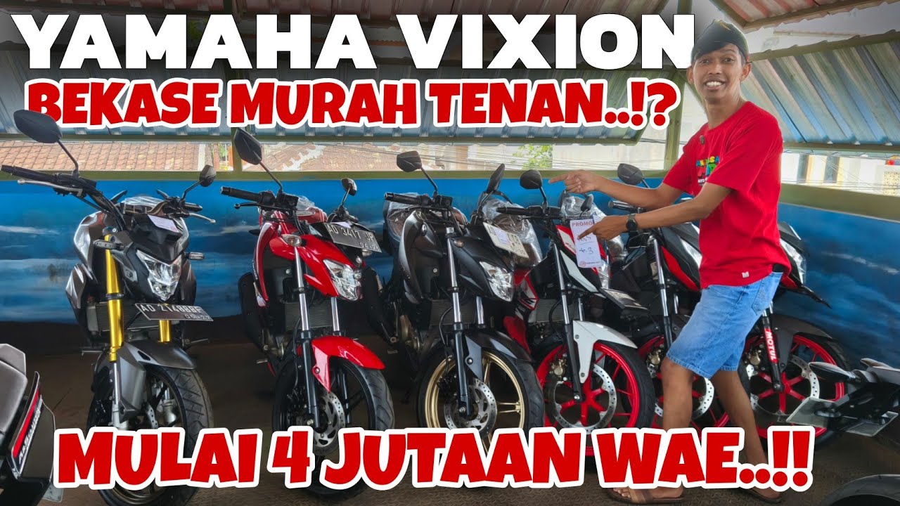 YAMAHA VIXION, BEKASE MURAH TENAN!? MULAI 4 JUTAAN - motor bekas murah - ANEKA JASA MOTOR SOLO 