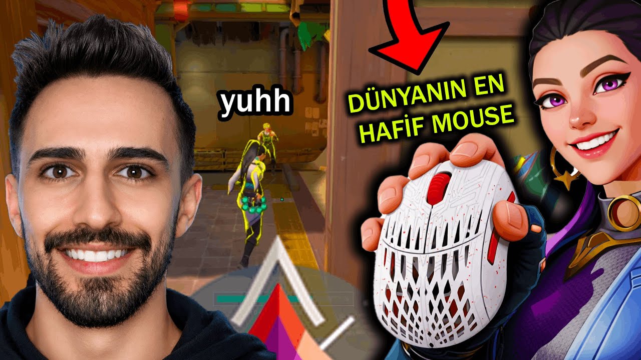D&uuml;nyanın EN HAFİF CF Mouse'unu TEST ETTİM! MA&Ccedil; KAZANDIRDI! VALORANT