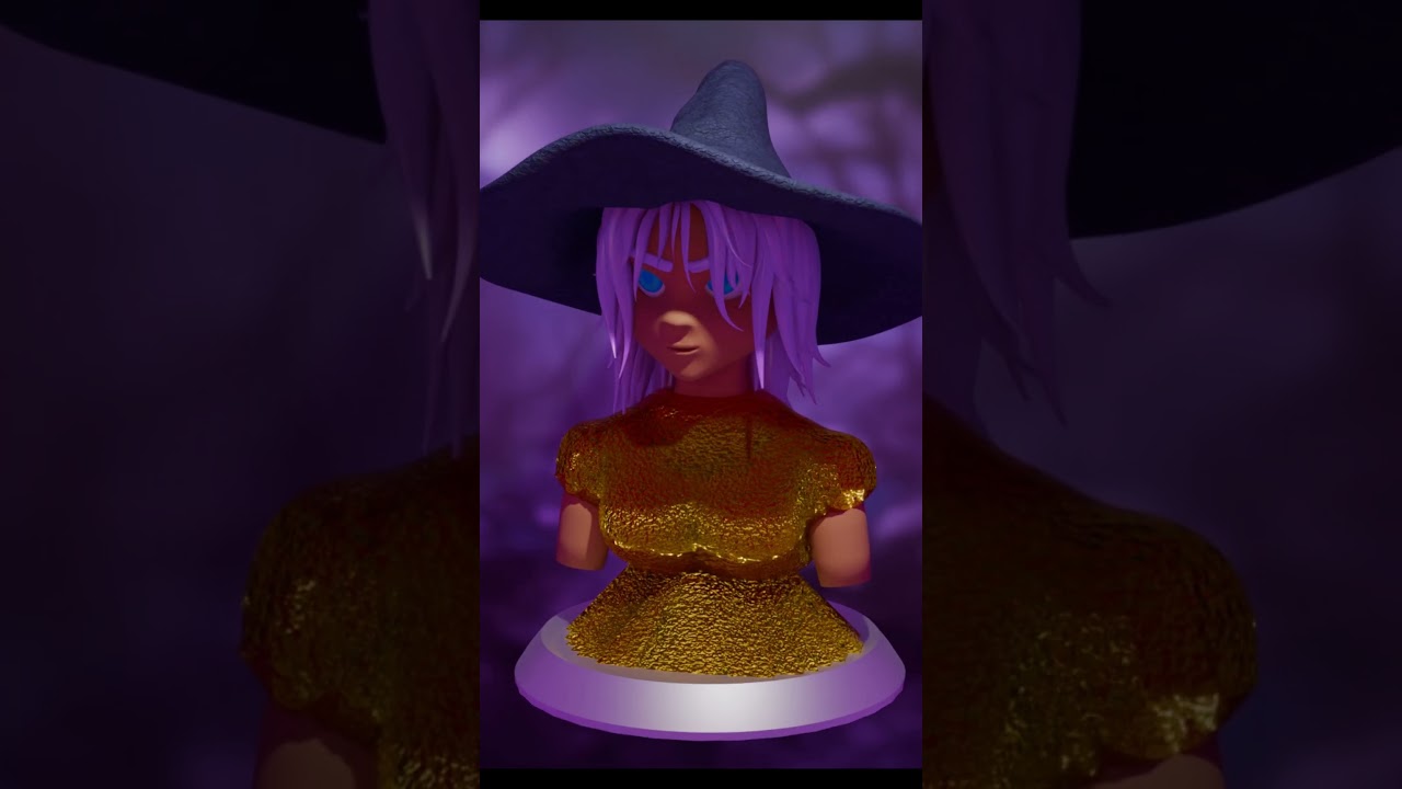 Modeling a Witch 🔮 #witchart #3dmodelingtutorial #3dsculpting