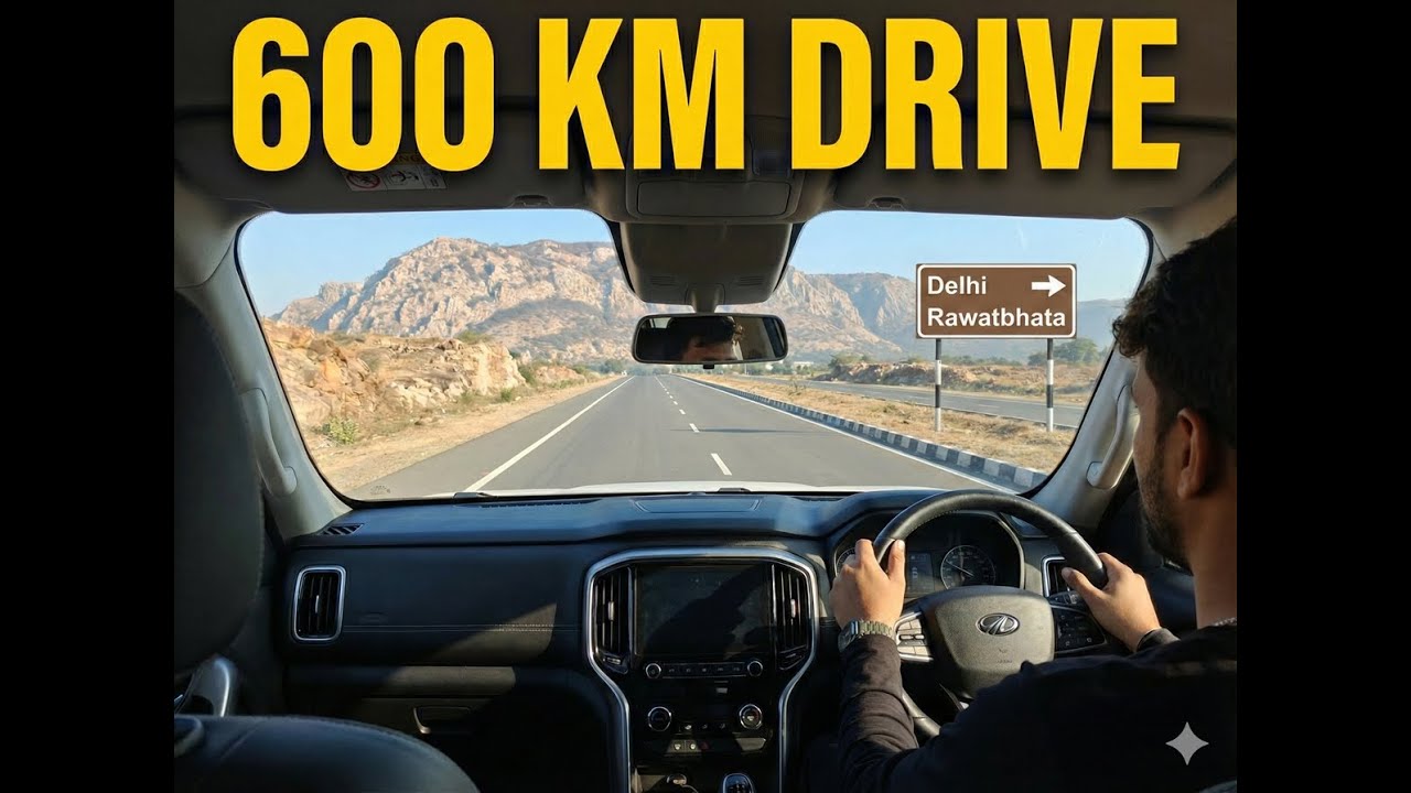 600km Drive to the Hidden Rajasthan! 🛣️ Delhi to Rawatbhata (Part 1)