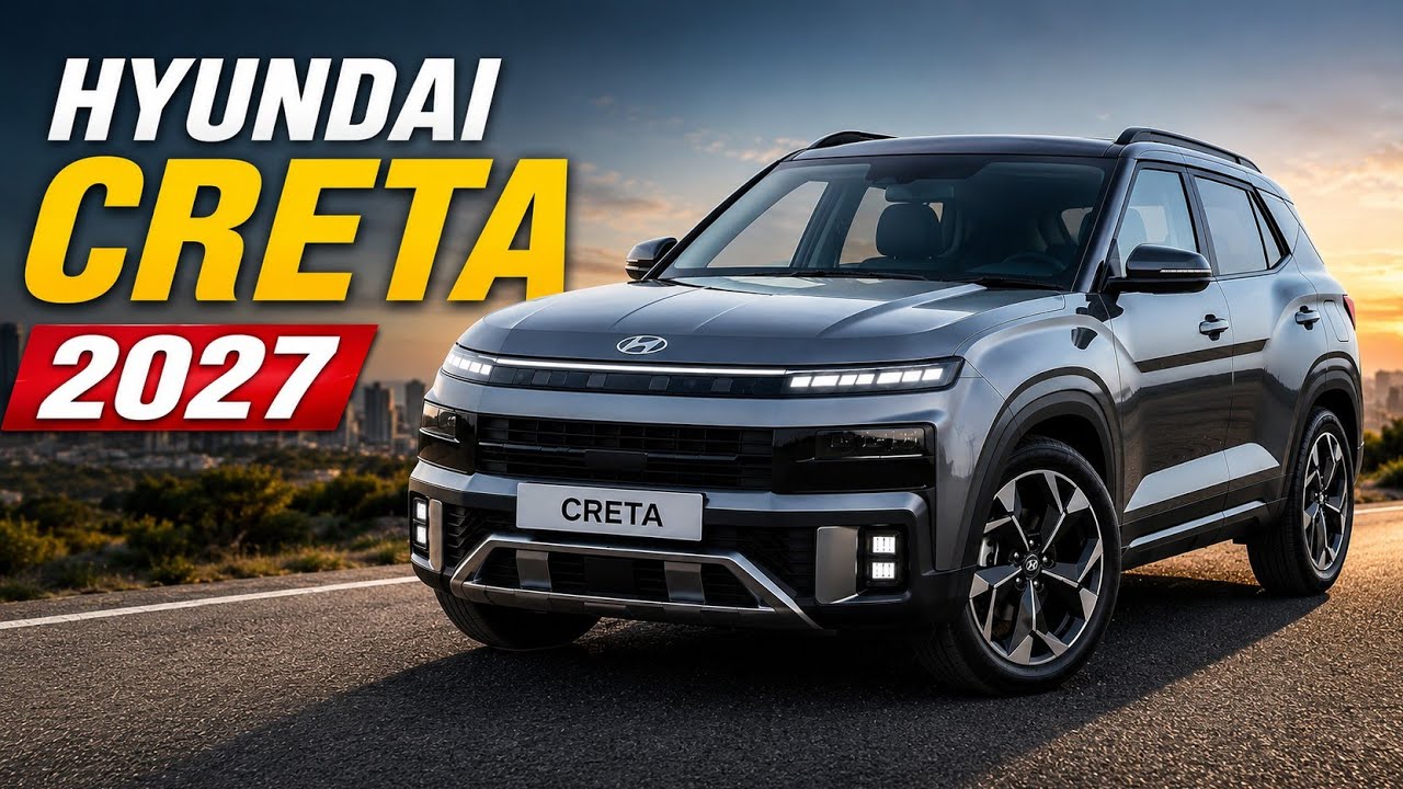 Первый взгляд на обновленную модель Hyundai Creta 2027 года | Hyundai Creta 2027