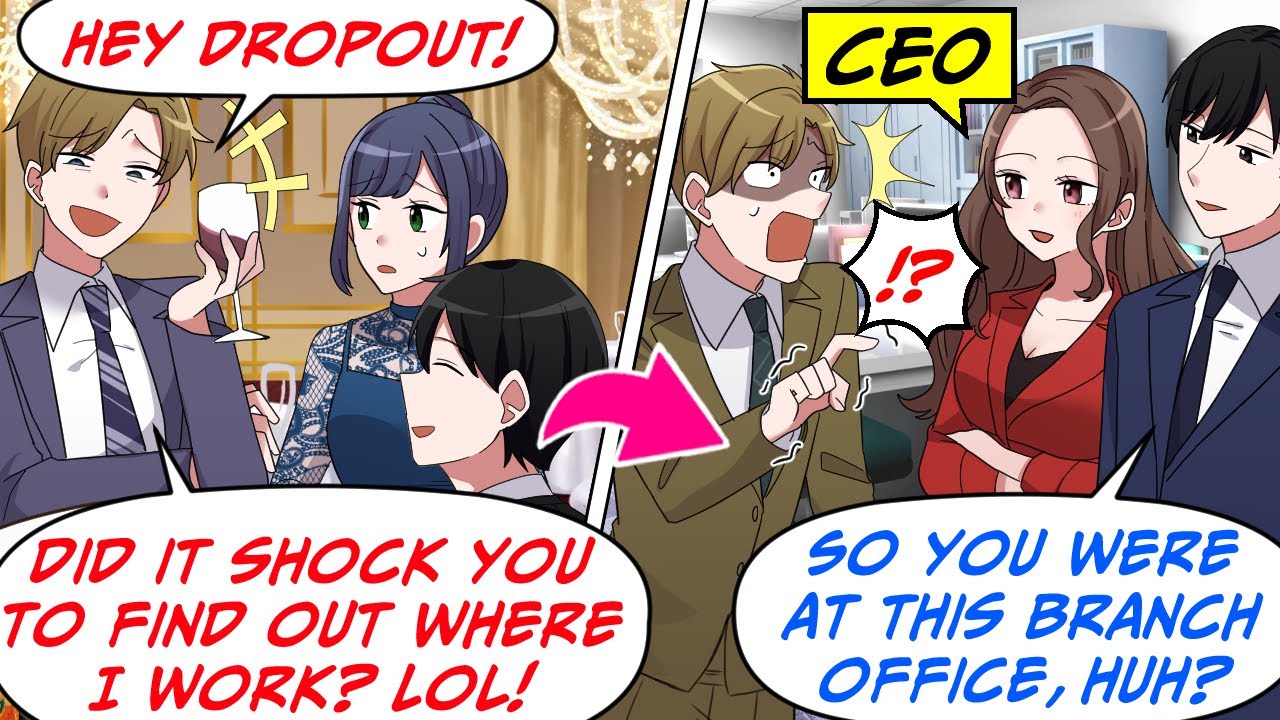 My Old Classmate Disses Me at a Class Reunion! But When I Visit the Branch Office…[RomCom Manga Dub]