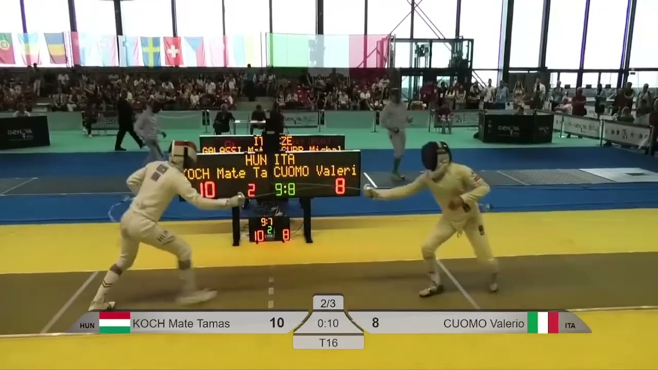 Euro Champs 2025 SME - L16 - Mate Tamas Koch HUN v Valerio Cuomo ITA