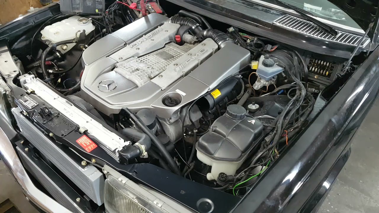 Mercedes 123 coupe AMG 5.5  kompresor 500 koni swap