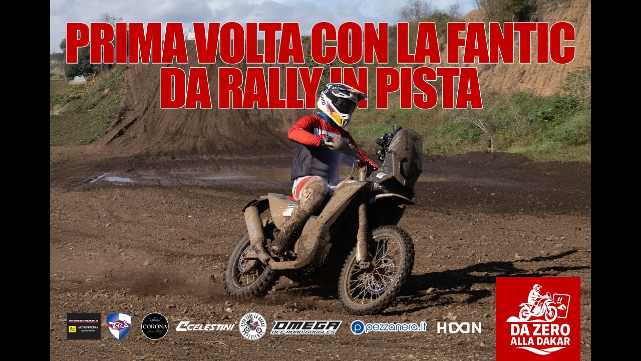 PRIMA VOLTA CON LA FANTIC DA RALLY IN PISTA - DA ZERO ALLA DAKAR