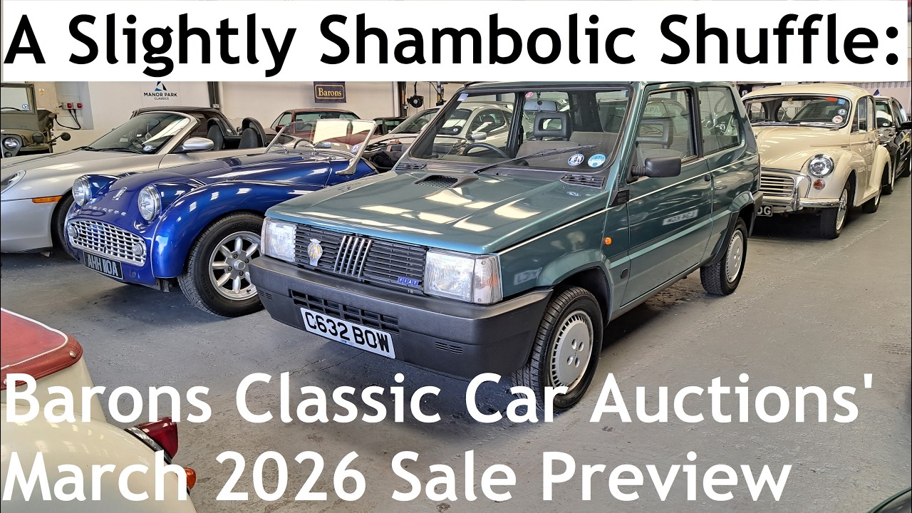 A Slightly Shambolic Shuffle: Barons Classic Car Auctions (Manor Park) March 2026 Sale Preview