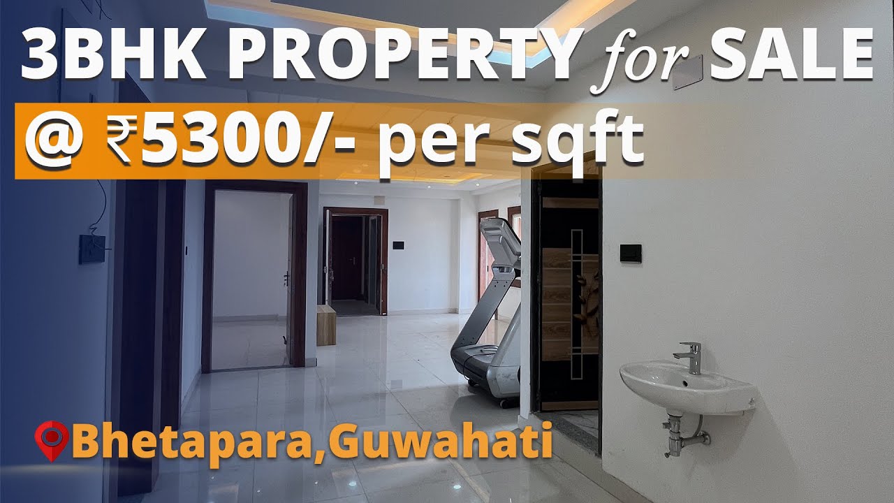 3BHK flat for sale in Bhetapara. (Property tour)