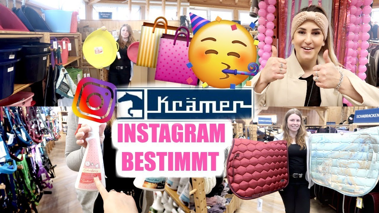 INSTAGRAM BESTIMMT DEN KRÄMER PFERDE EINKAUF
