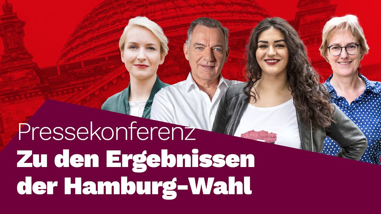 Ines Schwerdtner, Jan van Aken, Cansu Özdemir & Heike Sudmann über den Erfolg bei der Hamburg-Wahl