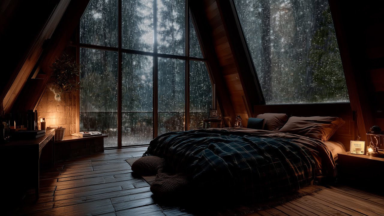 Soothing Rain Sounds at Night — Calm Your Mind and Sleep Naturally