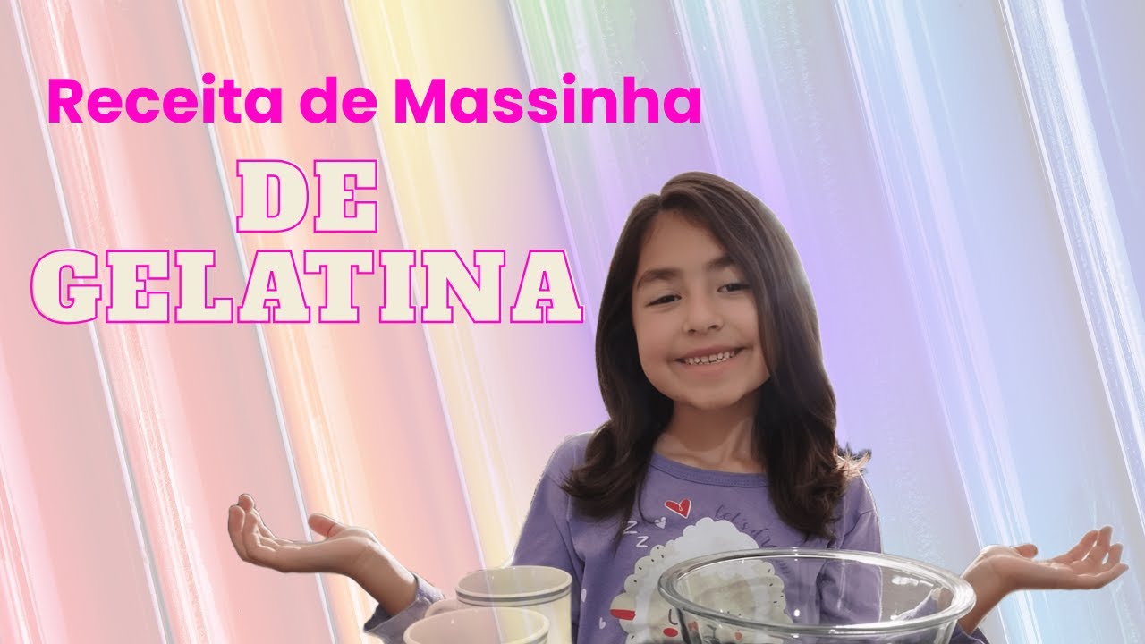 Receita de massinha de GELATINA para crianças