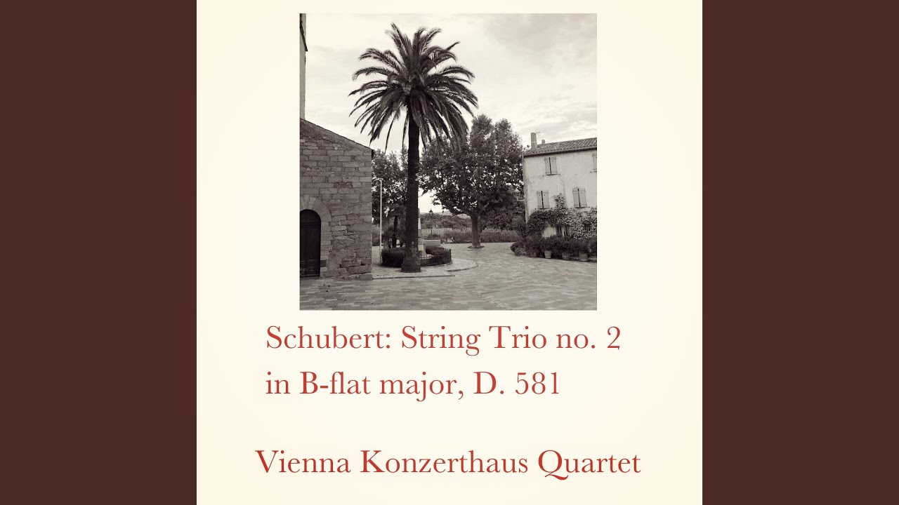 String Trio No. 2 in B-Flat Major, D. 581 I. Allegro moderato