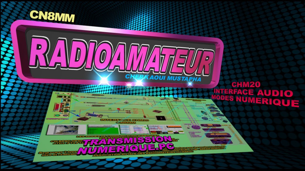 Interface CHM20 à la  HF/VHF/UHF  transmission des modes numériques avec 2 transceivers  Partie 01/5