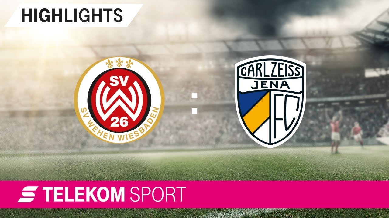 SV Wehen Wiesbaden - FC Carl Zeiss Jena | Spieltag 15, 18/19 | Telekom Sport