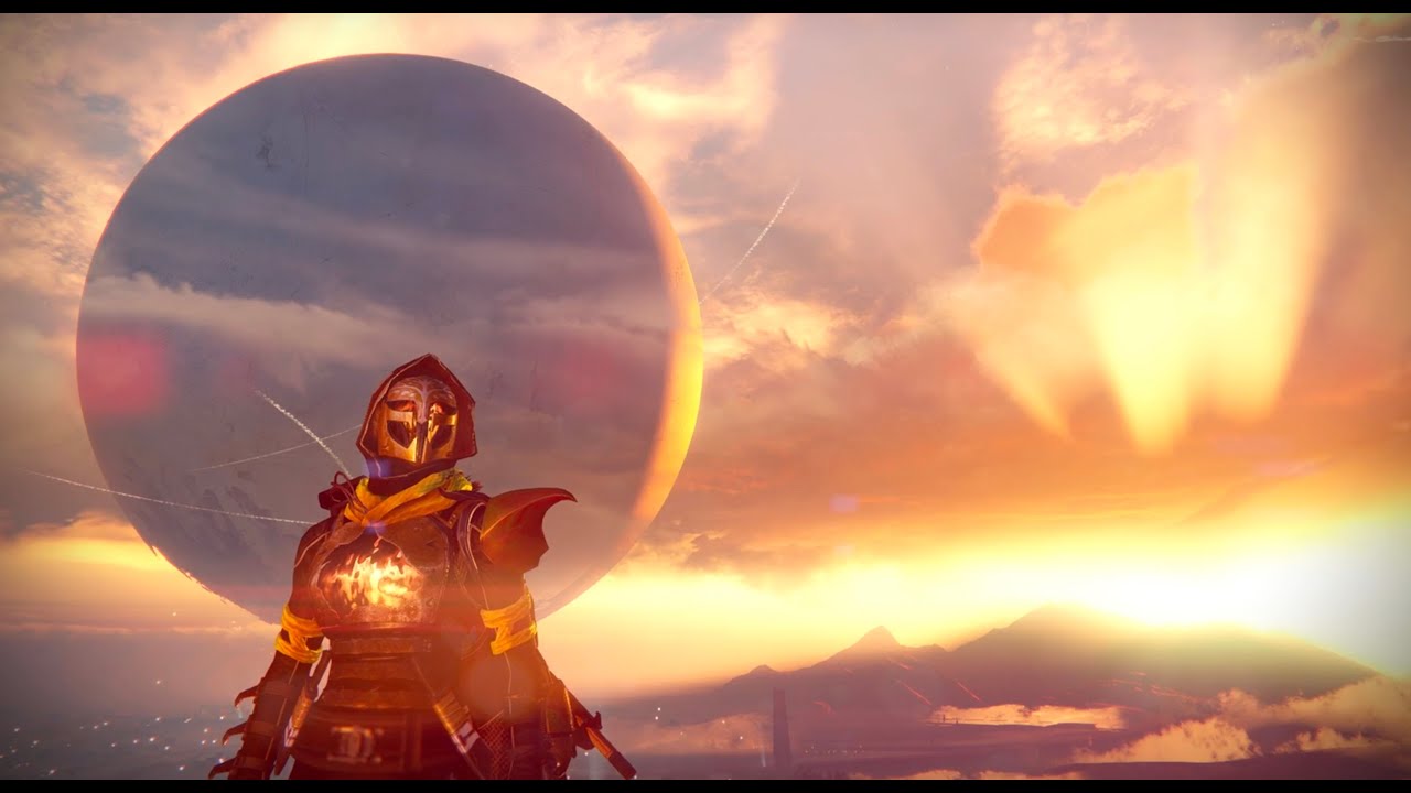 Destiny 1 Beautiful Sunset Tower