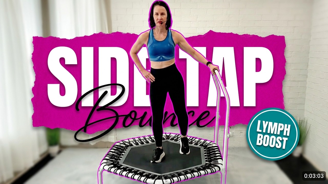 Side Tap Bounce Rebounding Tutorial | Hip & Coordination Mini Trampoline Move