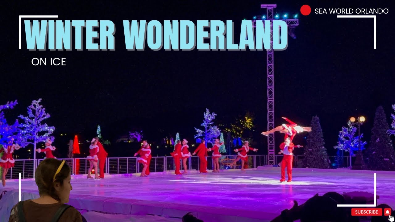An Ice Skating Show in Orlando?! Winter Wonderland On Ice - #seaworld  Orlando's #iceskating Show