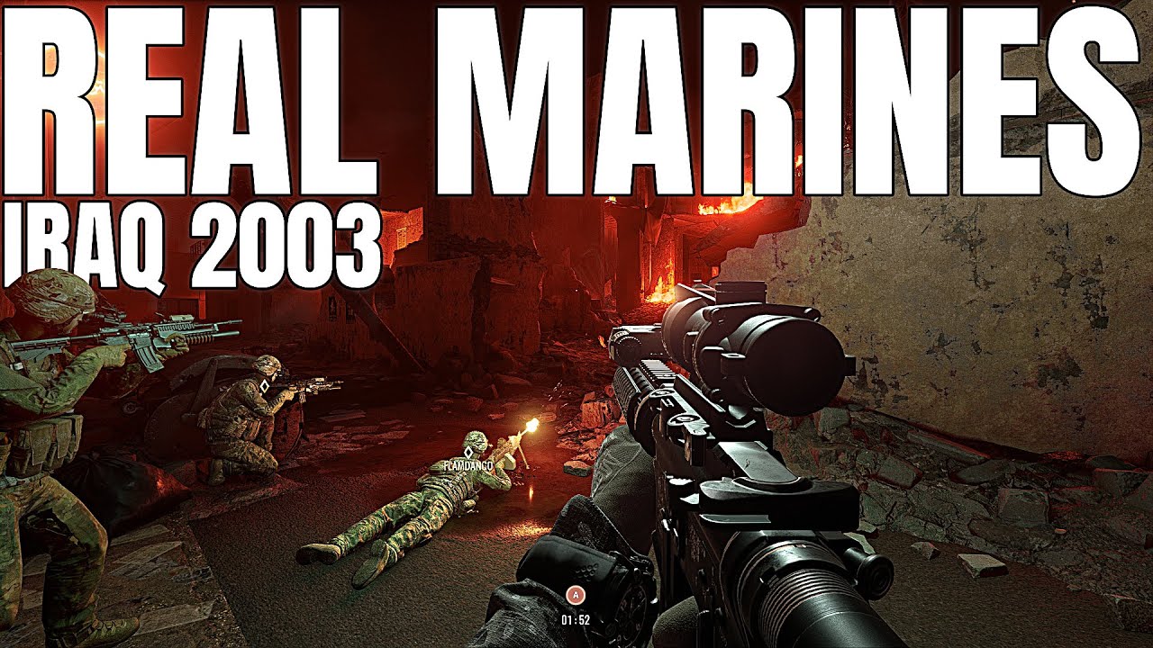REAL MARINES & ARMY IRAQ Shock and Awe 2003 | Insurgency Sandstorm ISMC HARDCORE | NEW Coastline Map