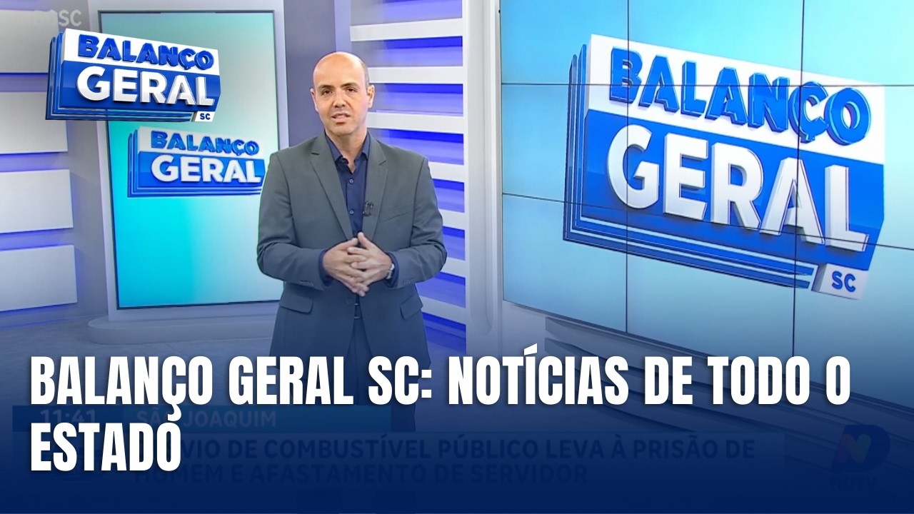 Notícias de todo o estado de SC: destaques e informações no Balanço Geral