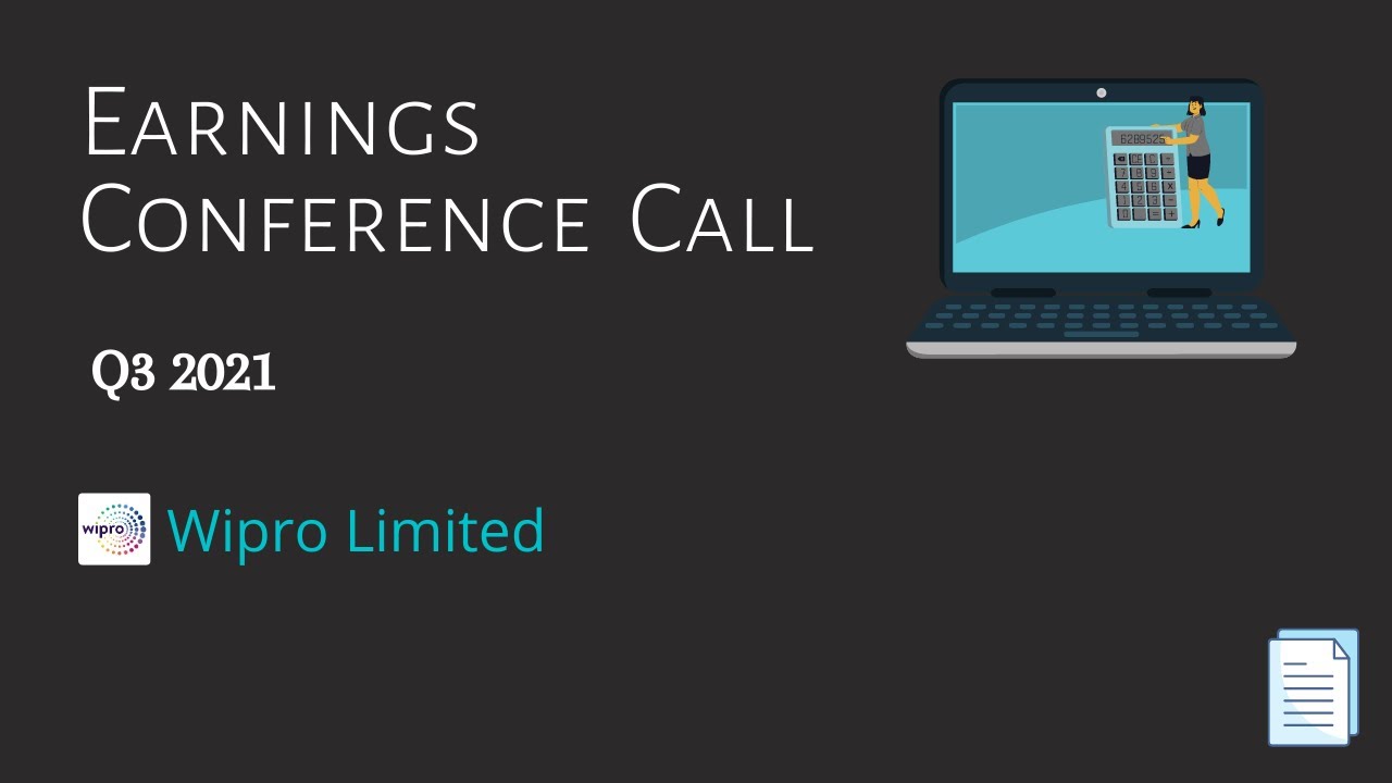 Wipro Limited | Q3 2021 | Earnings Conference Call