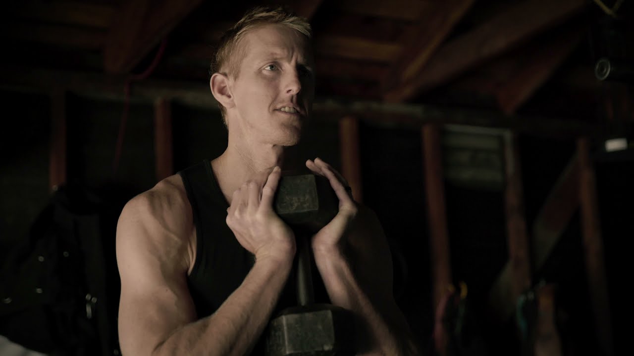 Tri Bourne trains for the 