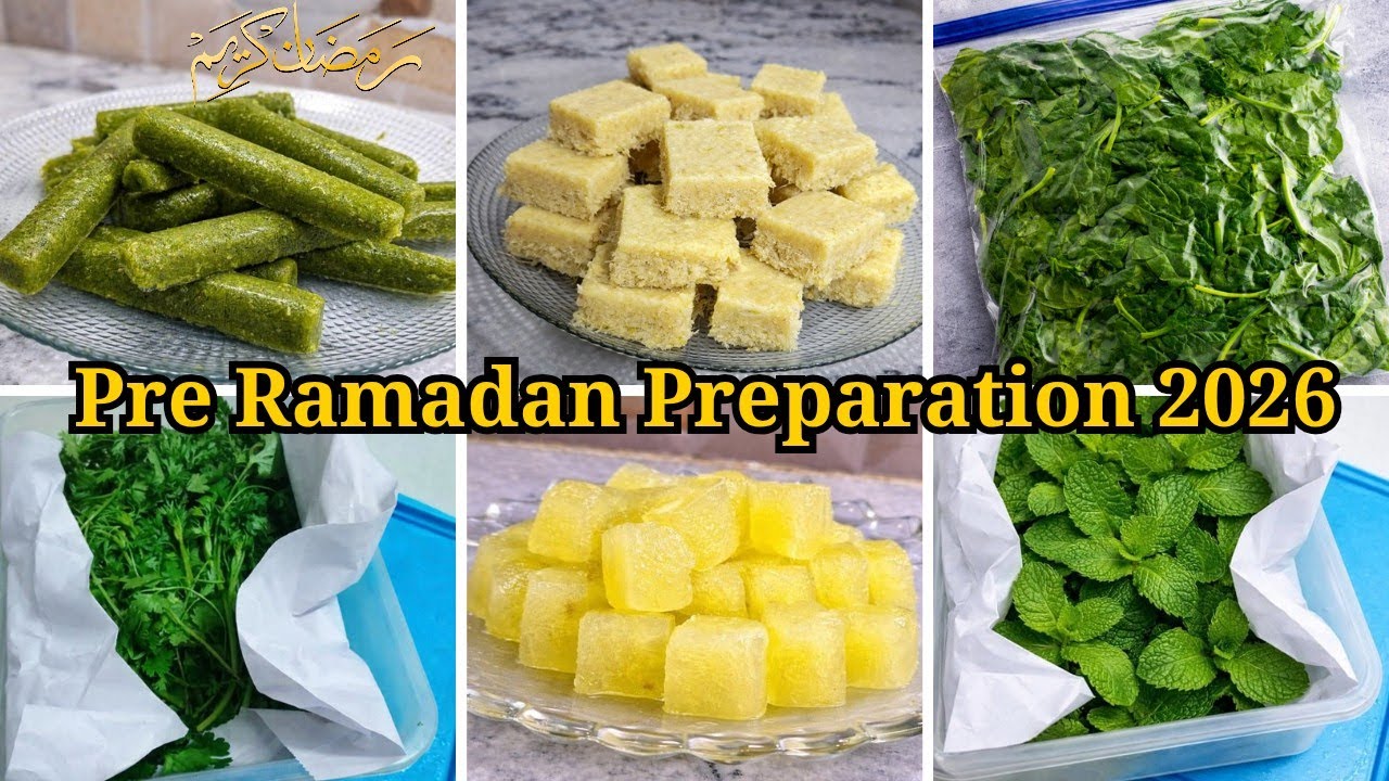 Pre Ramzan Preparation 2026 | Make & Freeze Recipes for Ramadan | Iftar & Sehri Special