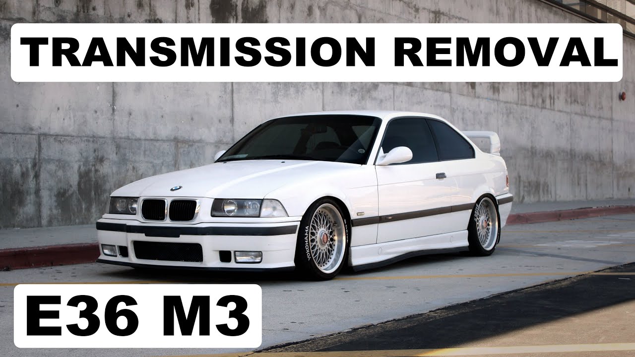 How to remove BMW e36 M3 manual transmission
