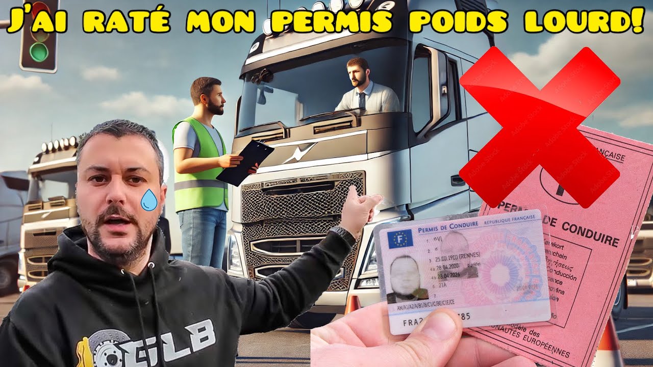 J&rsquo;ai pass&eacute; mon permis poids lourd! Et je l&rsquo;ai loup&eacute;! 🥵