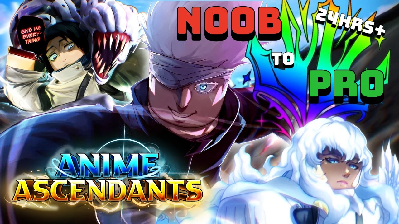 SPENDING 24 HOURS Going Noob To Pro & Getting Meta Units in Anime Ascendants!!! (Roblox)