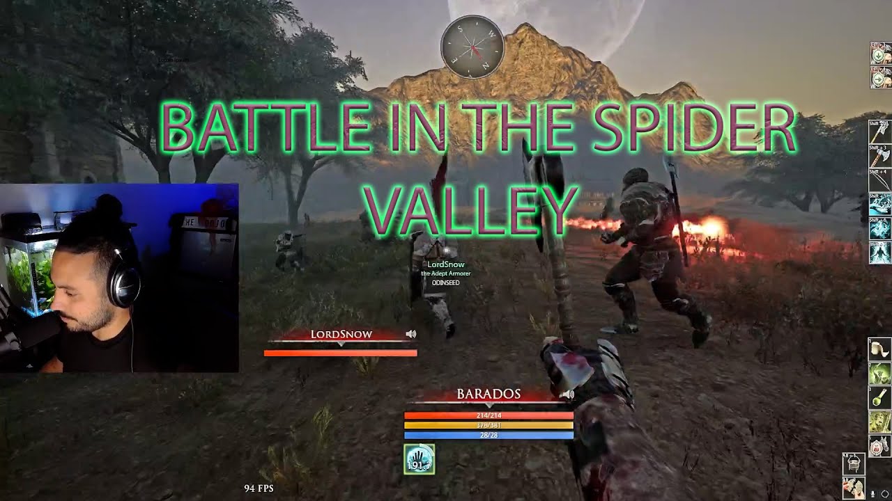 FIGHTING FOR MY LIFE IN THE SPIDER VALLEY DESERT | Mortal Online 2 #Mo2