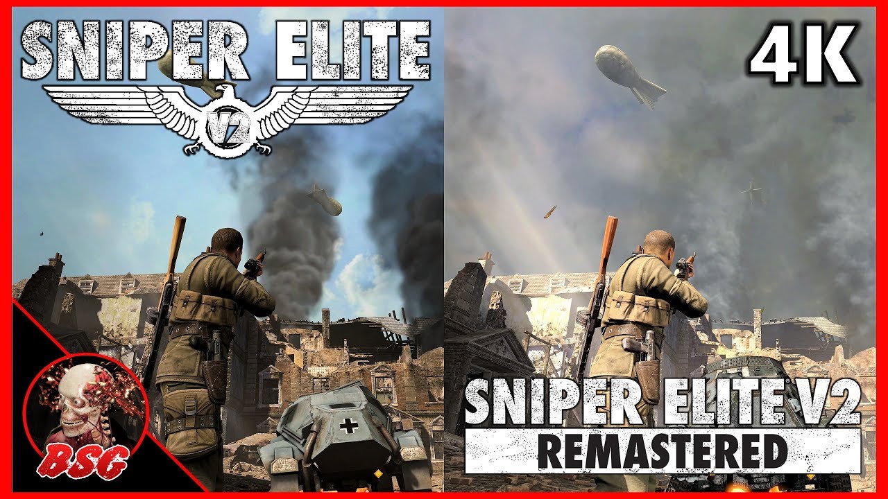 THE BEST!!! Sniper Elite V2 Remastered vs Original Comparison | 4K 60FPS PC Gameplay