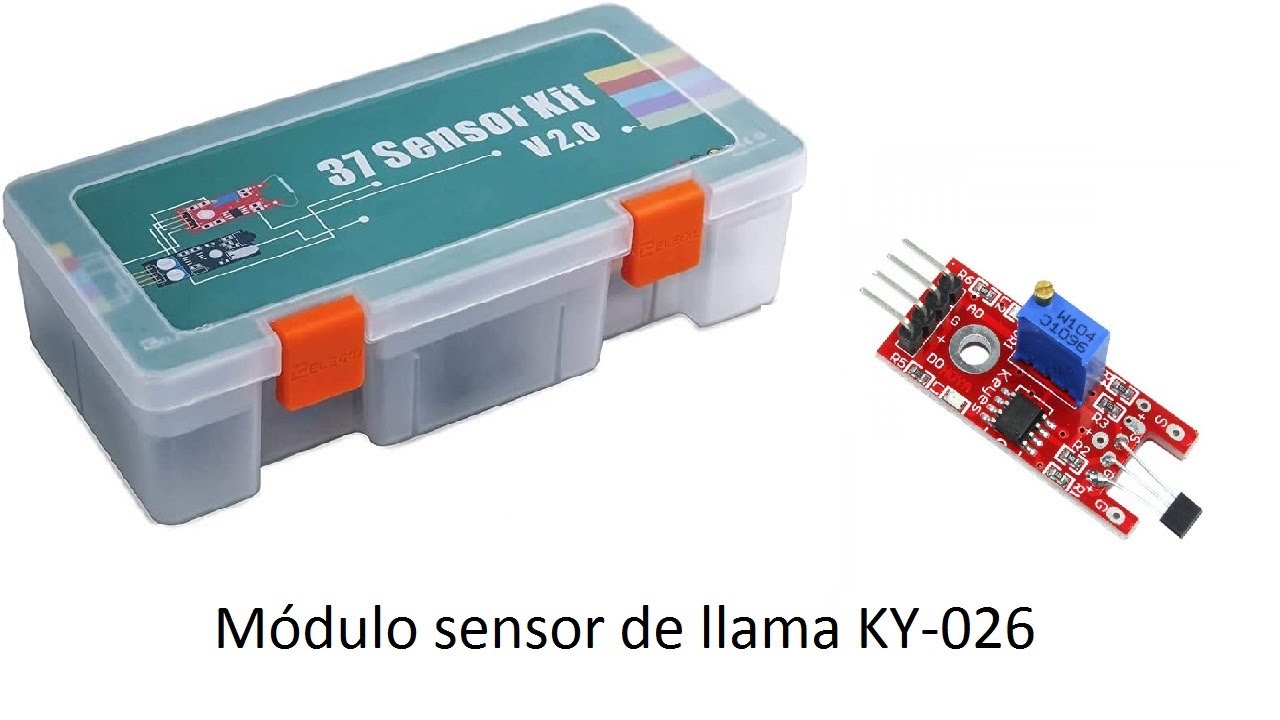 ELEGOO 🎯. SK 190: MÓDULO SENSOR DE LLAMA (KY-026).