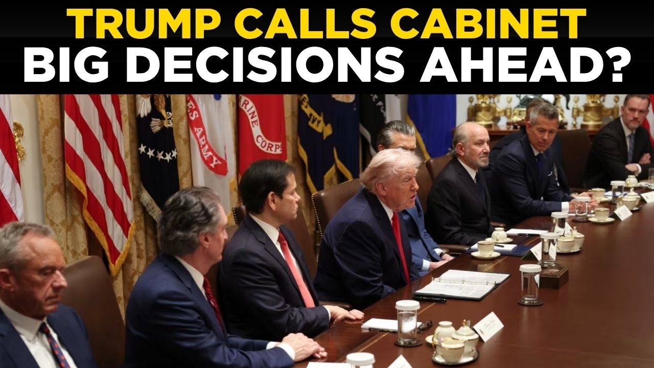 US-IRAN LIVE: Trump Convenes Emergency Cabinet Meeting After Historic Peace Deal, What Happens Next?